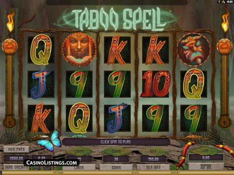 taboo spell casinos|Taboo Spell Slot Machine .